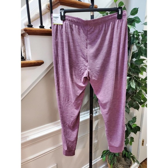Old Navy Active Women's Purple Polyester Pull On Mid Rise Jogger Pant Size Large - Picture 7 of 12